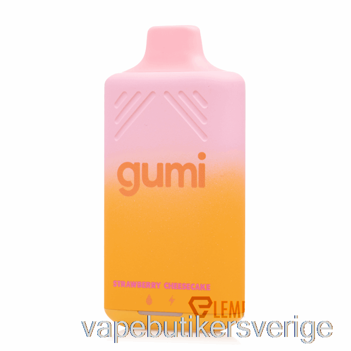 Vape Sverige Gumi Bar 8000 Engångs Jordgubbscheesecake